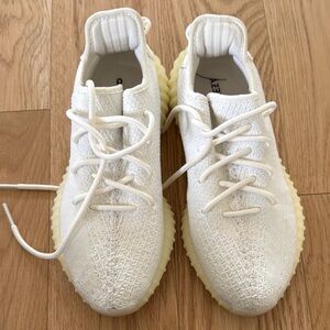 Authentic White Yeezy Sneakers Men’s Size 8 Worn Once
